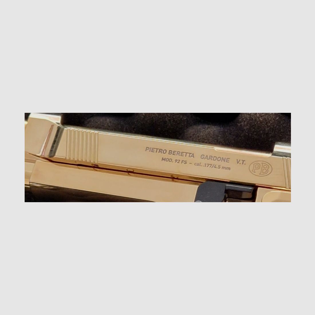 Gold beretta 92fs 4.5 diabolo