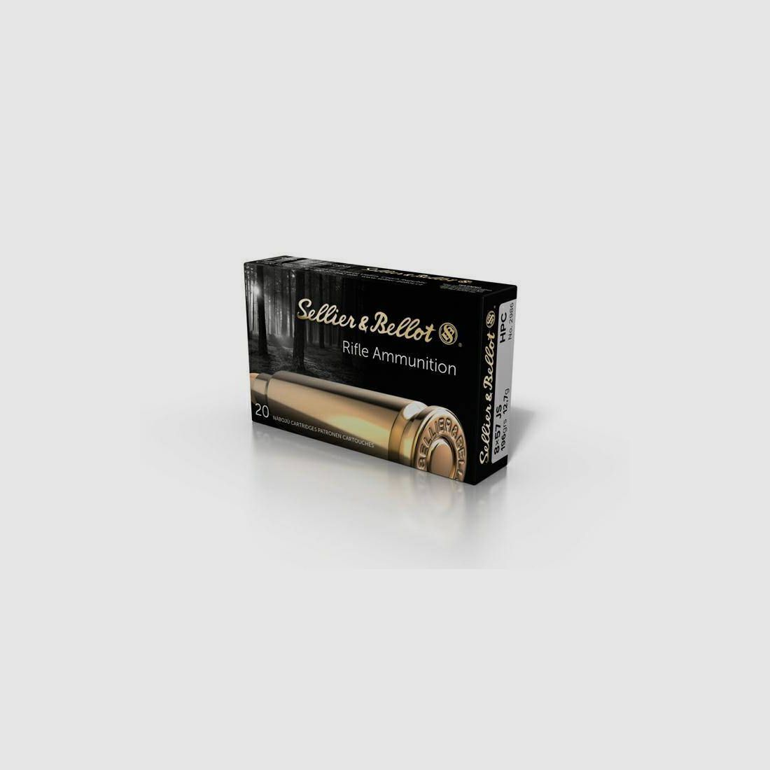 Munizioni cal. 8x57 JS/2986 12,7 HPC S&B, immagine 1 di 2
