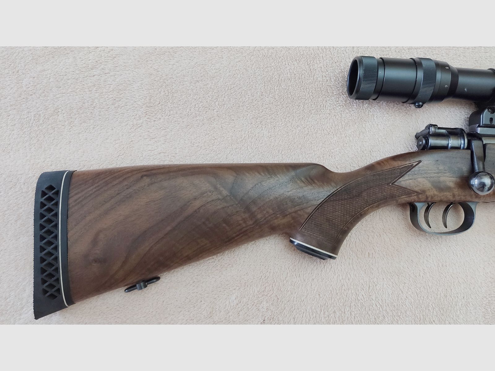 Mauser rifle hunting k98 Zastava M70 M98 98k young hunter complete set tracking dog handler .30-06 muzzle thread M15 thread for suppressor with reproof