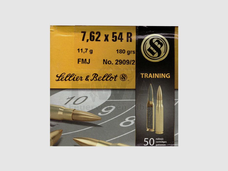 Patronen 7,62x54 R Vollmantel - Sellier & Bellot