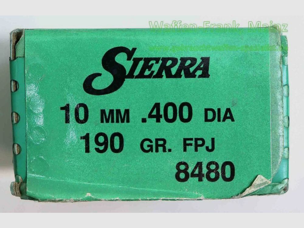 Sierra Bullets, Santa Fe FFW-Geschosse 10mm/.400, Bild 2 von 3
