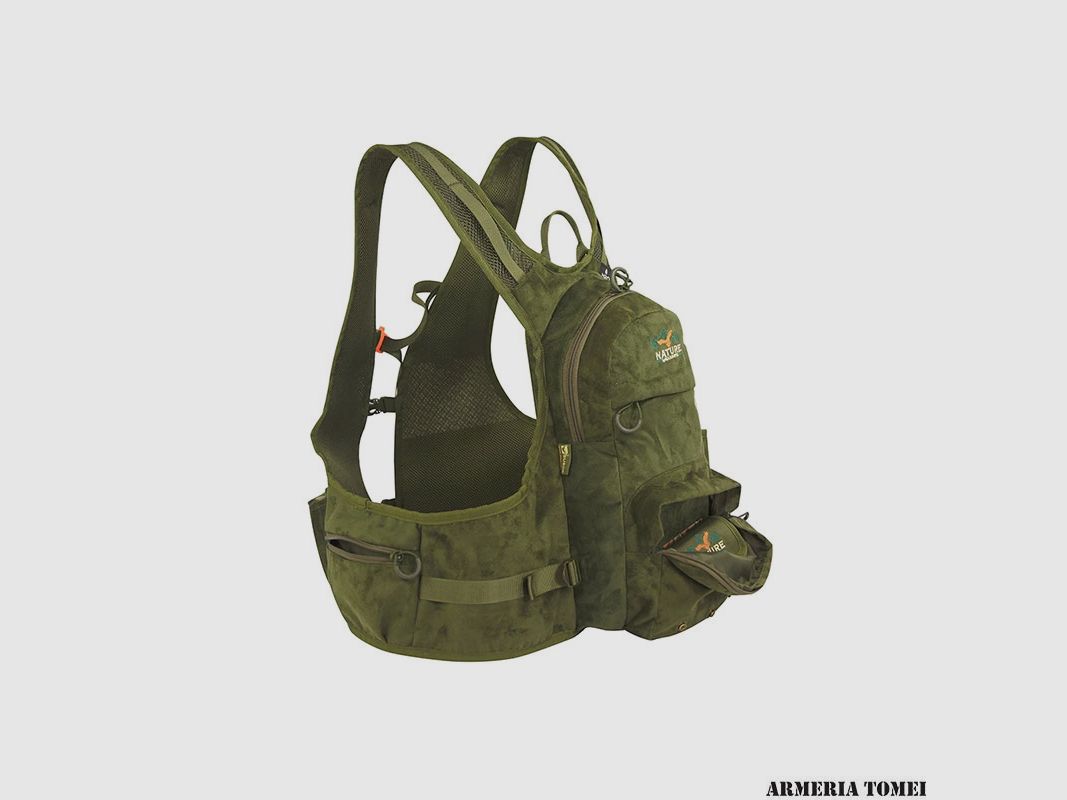 Gilet / sac à dos – NATURE BY MARSUPIO – SUEDE SELVA, image 3 sur 9