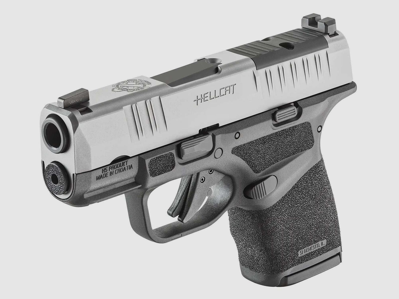 HS Pistolet Hellcat Inox 3″ Cal.9×19, image 3 sur 3