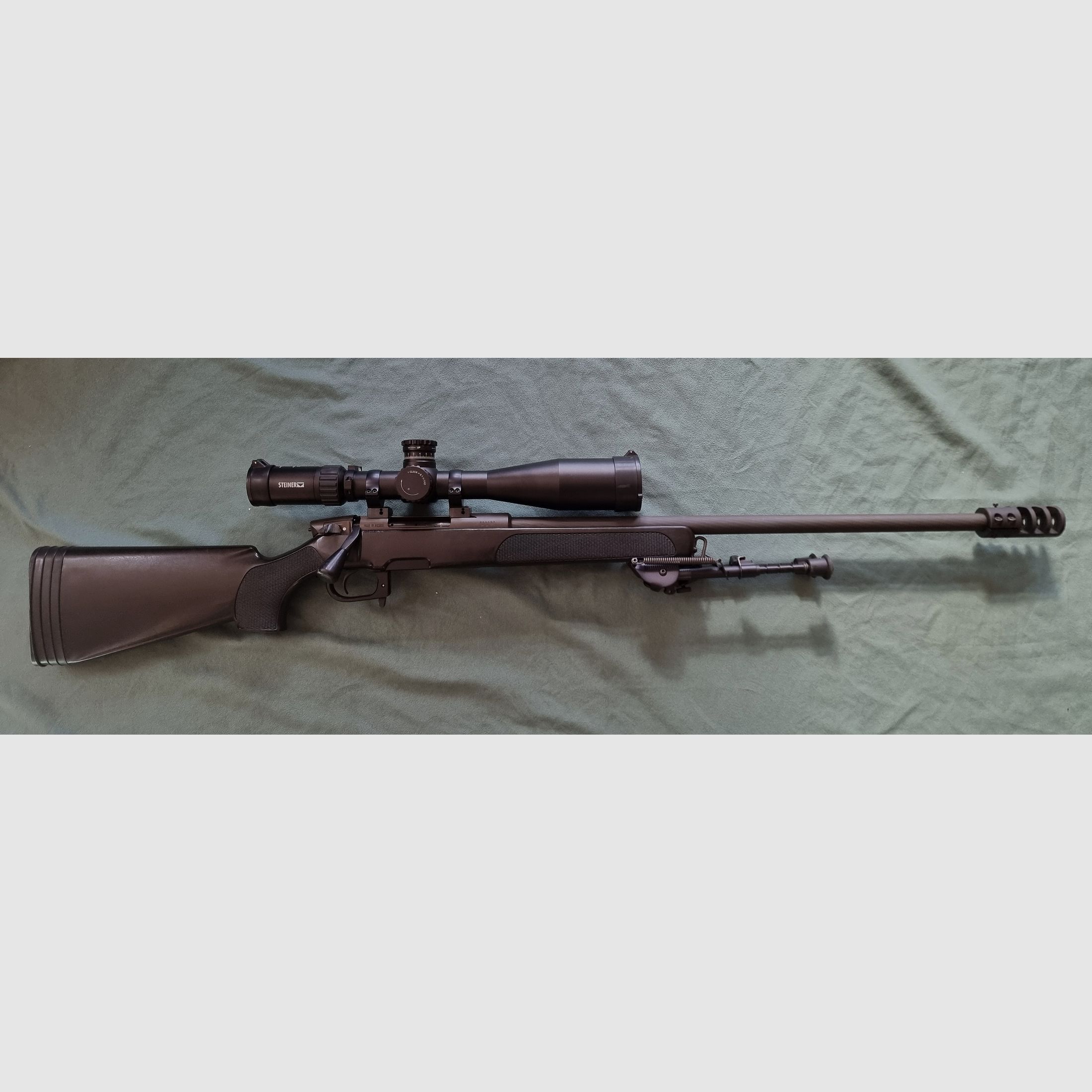 Steyr SSG69 Police Steiner MX5i 5-25x56 MSR AICS