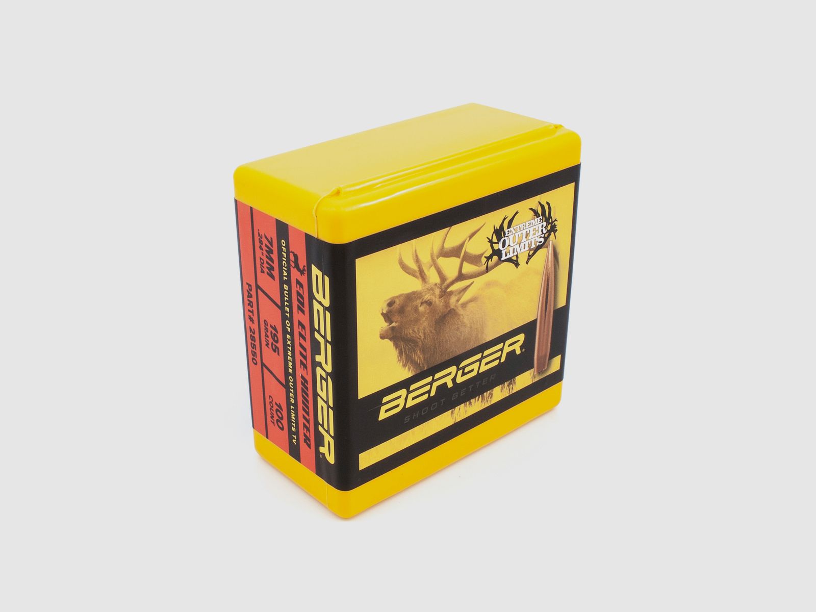 Berger Bullet 7mm/.284 EOL Elite Hunter 195GR 100 Pieces