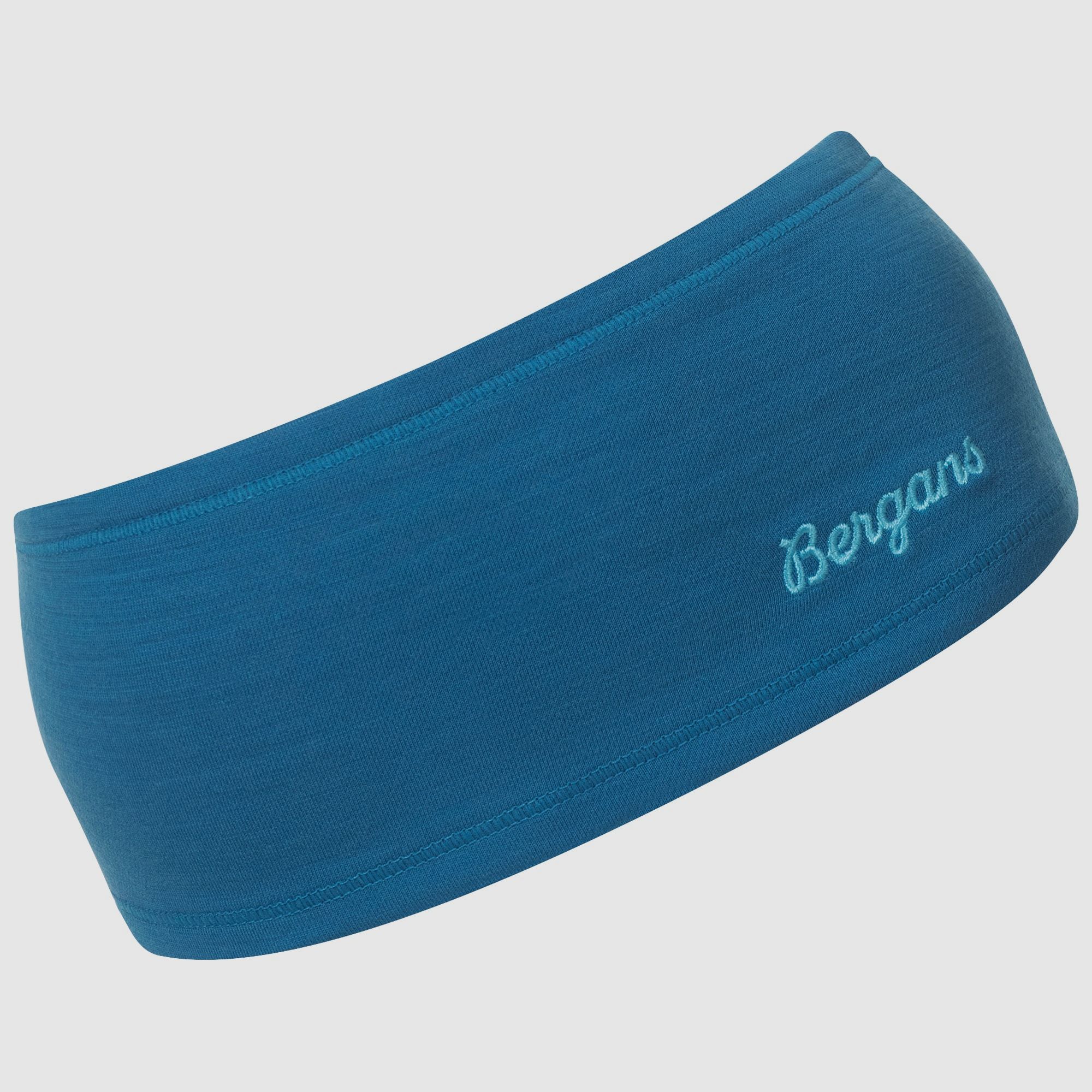 Bergans Merino Tech Bandeau Tête Aqua Foncé Lagoon Taille Unique