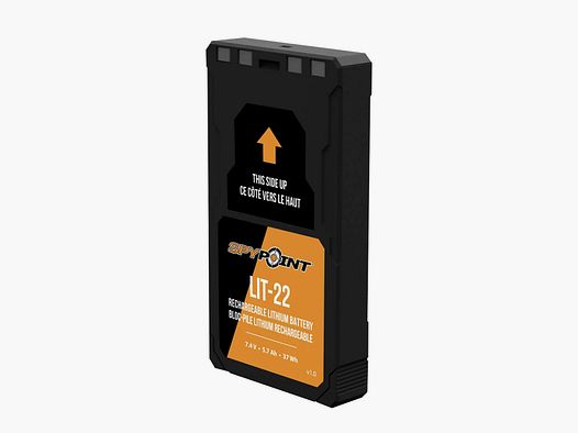 Spypoint LIT-22 – Wiederaufladbarer Lithium-Akku für Flex