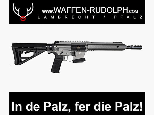 SCHMEISSER AR15-9 S4F Dynamic PCC Grey Sport 10.5“ semi-automatic rifle ABSOLUTE BARGAIN at WAFFEN RUDOLPH... available in the PFALZ only HERE!!!