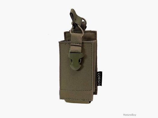 Tasche für Walkie-Talkie Corso Tactical MOLLE - Widerstandsfähiges Nylon - Modulare Befestigung - Schutz und schneller Zugriff