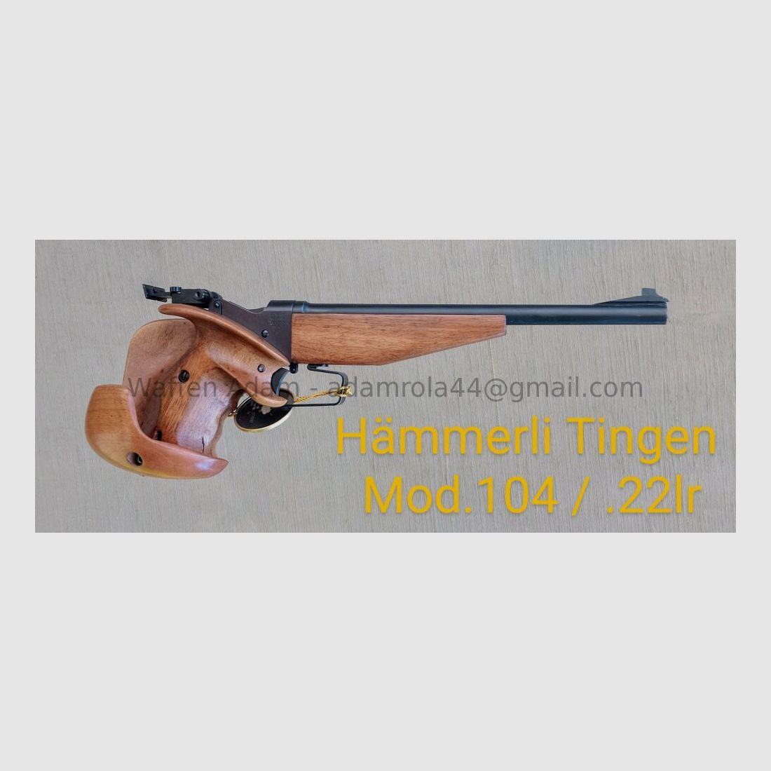 Hämmerli Model 104 Free Pistol