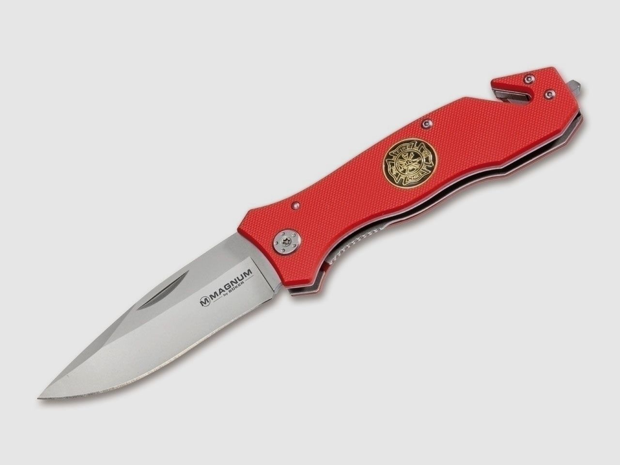 Cuchillo de bolsillo Magnum Fire Brigade 42 Cuchillo de rescate 42a conforme a la ley