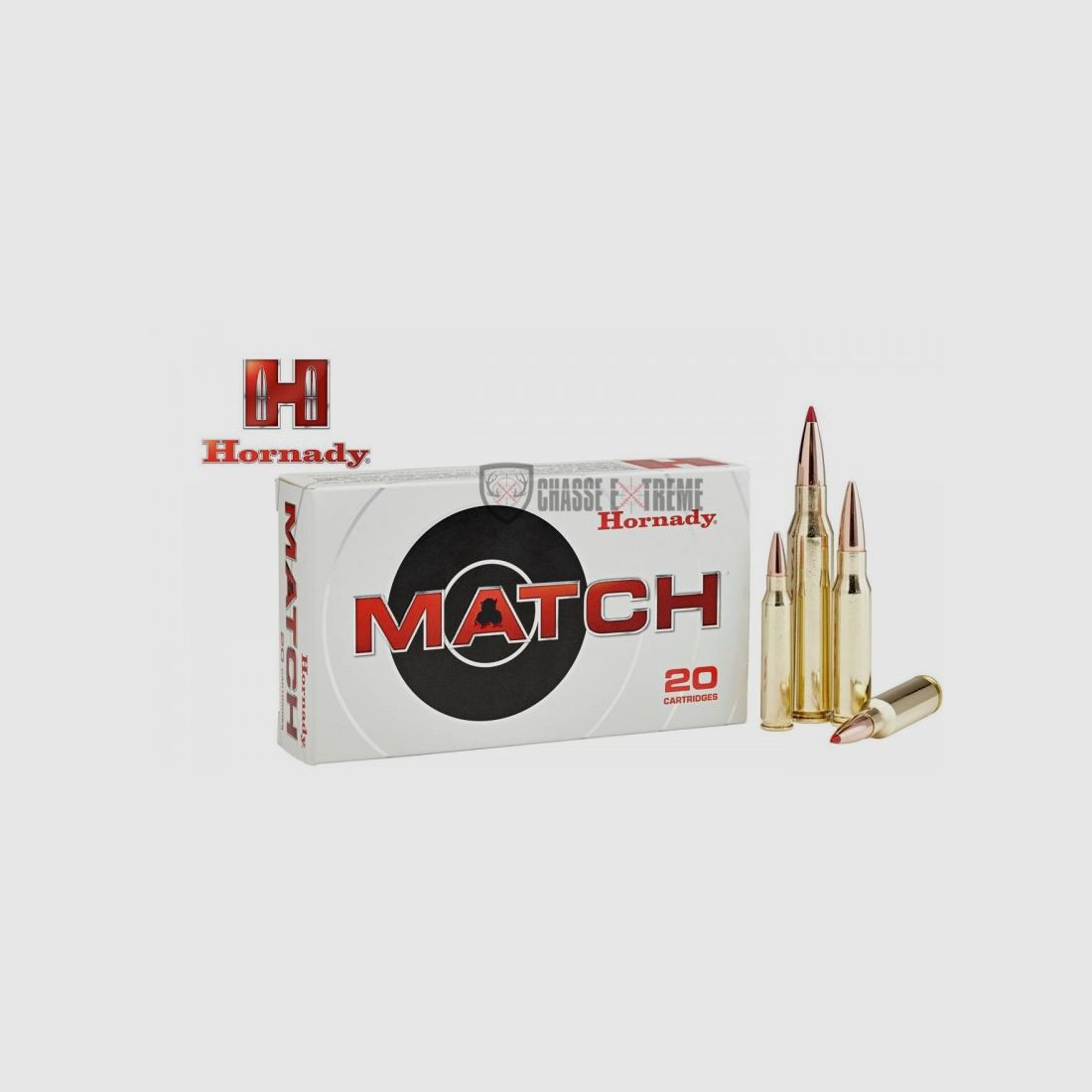 20 Patronen HORNADY .308 Win 168 Gr Eld Match