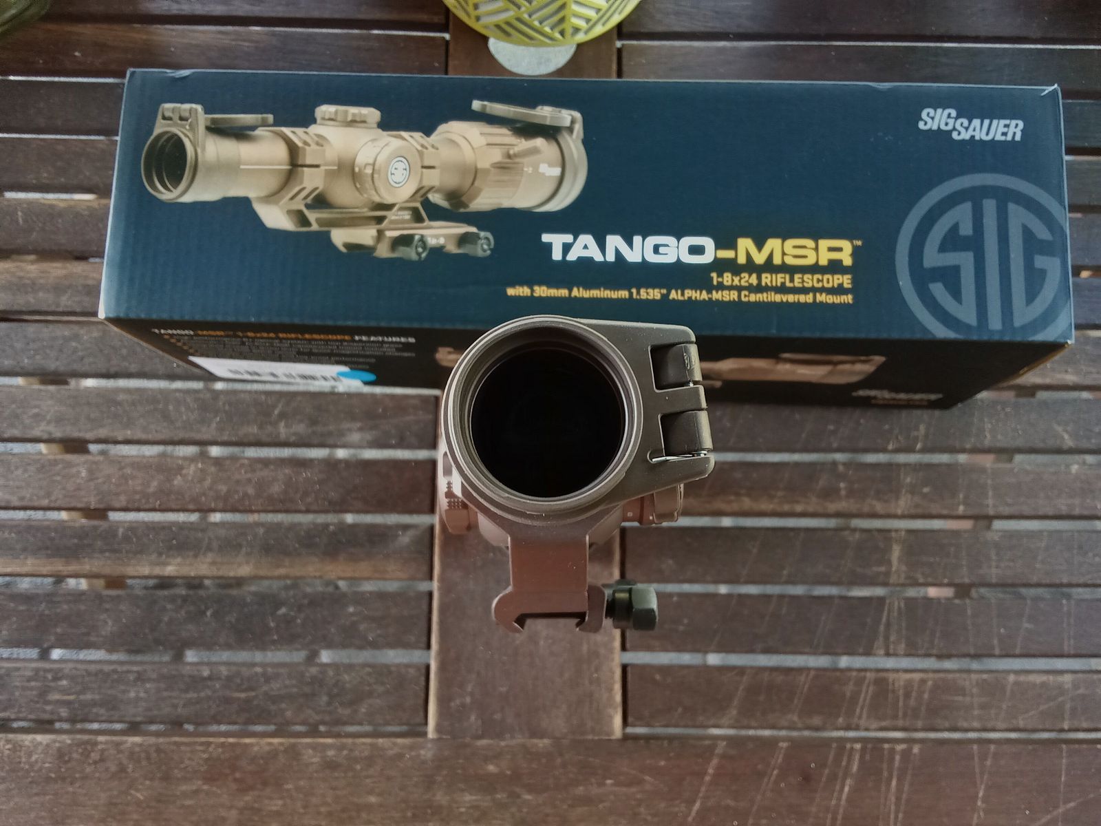 Telescopio LPVO 1-8 Sig Sauer Tango MSR 1-8x24 con montaggio