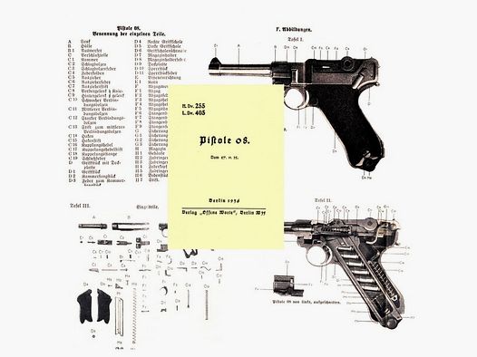 Nachdruck Dienstvorschrift Pistoile 08 von 1936