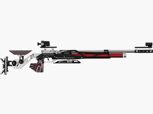 Feinwerkbau 800 X Laminated Red — Left