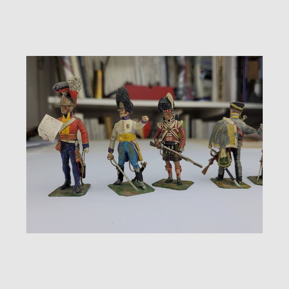 6 Zinnfiguren – Soldaten der anti-napoleonischen Koalitionen – schottisch, russisch, … Sehr schöne Qualität, Bild 7 von 7