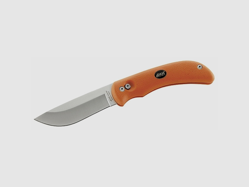 EKA Jagdmesser Swing Blade orange gummierter Griff
