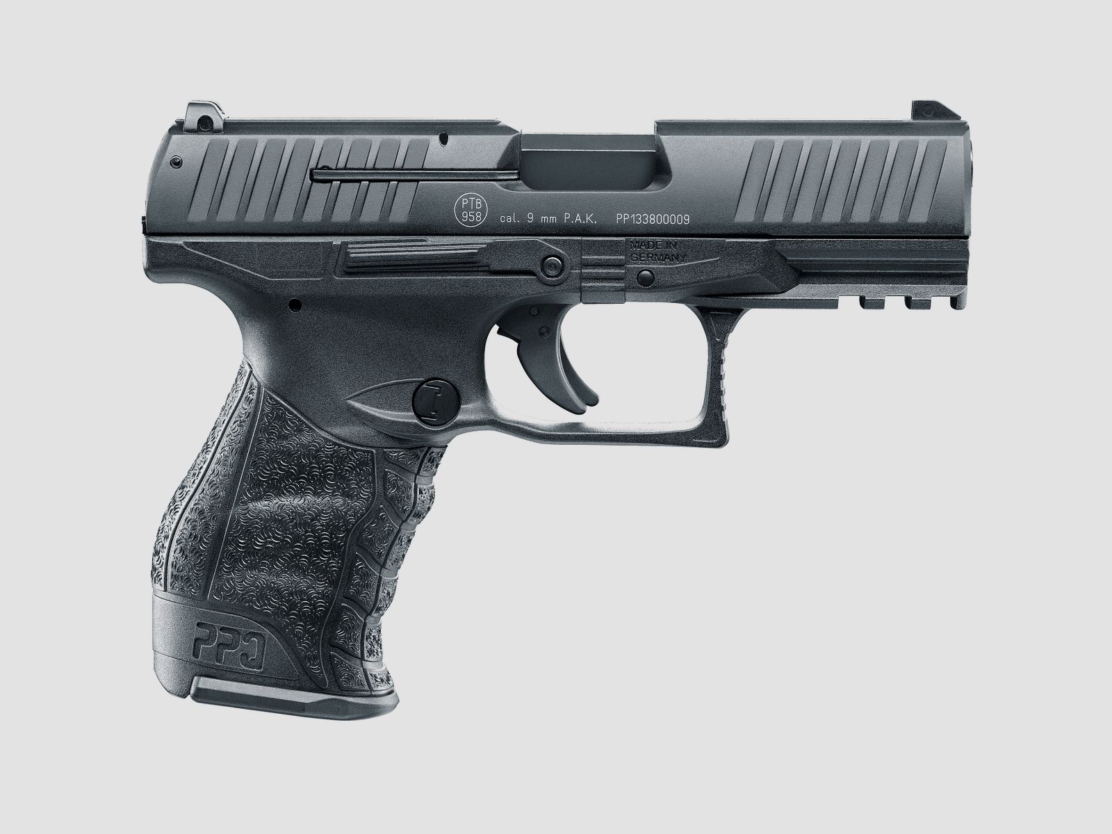 Umarex 310.02.00 Walther PPQ M2 9mm P.A.K. Schwarz Pyro