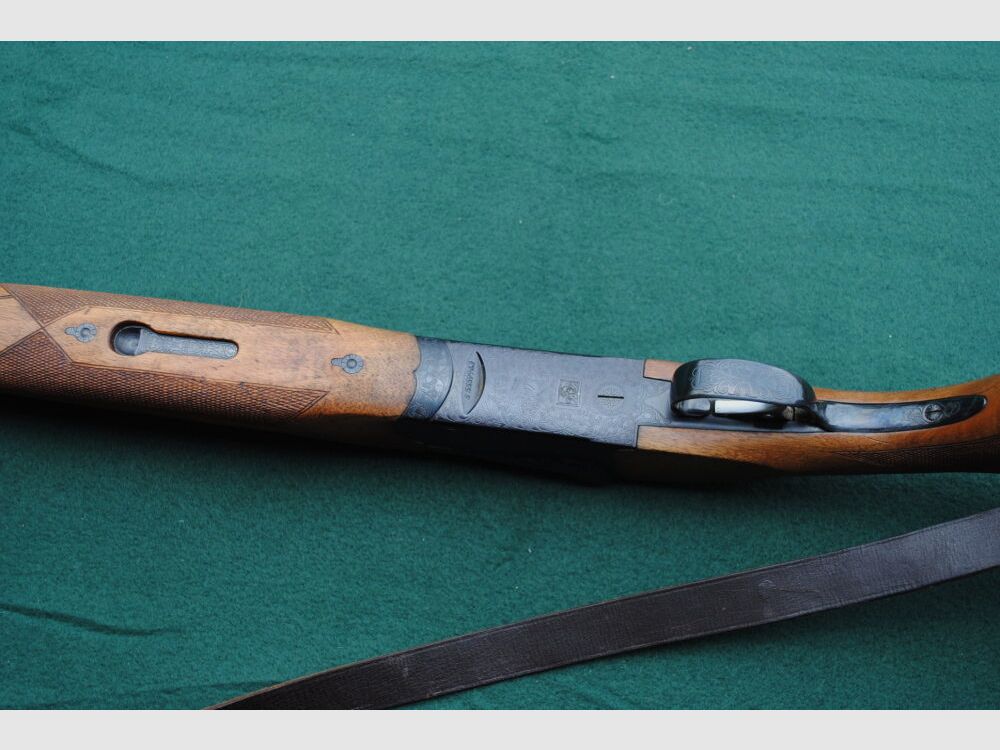 Bockdoppelflinte, SKB Arms Co, Japan, Modell 500, Einabzug