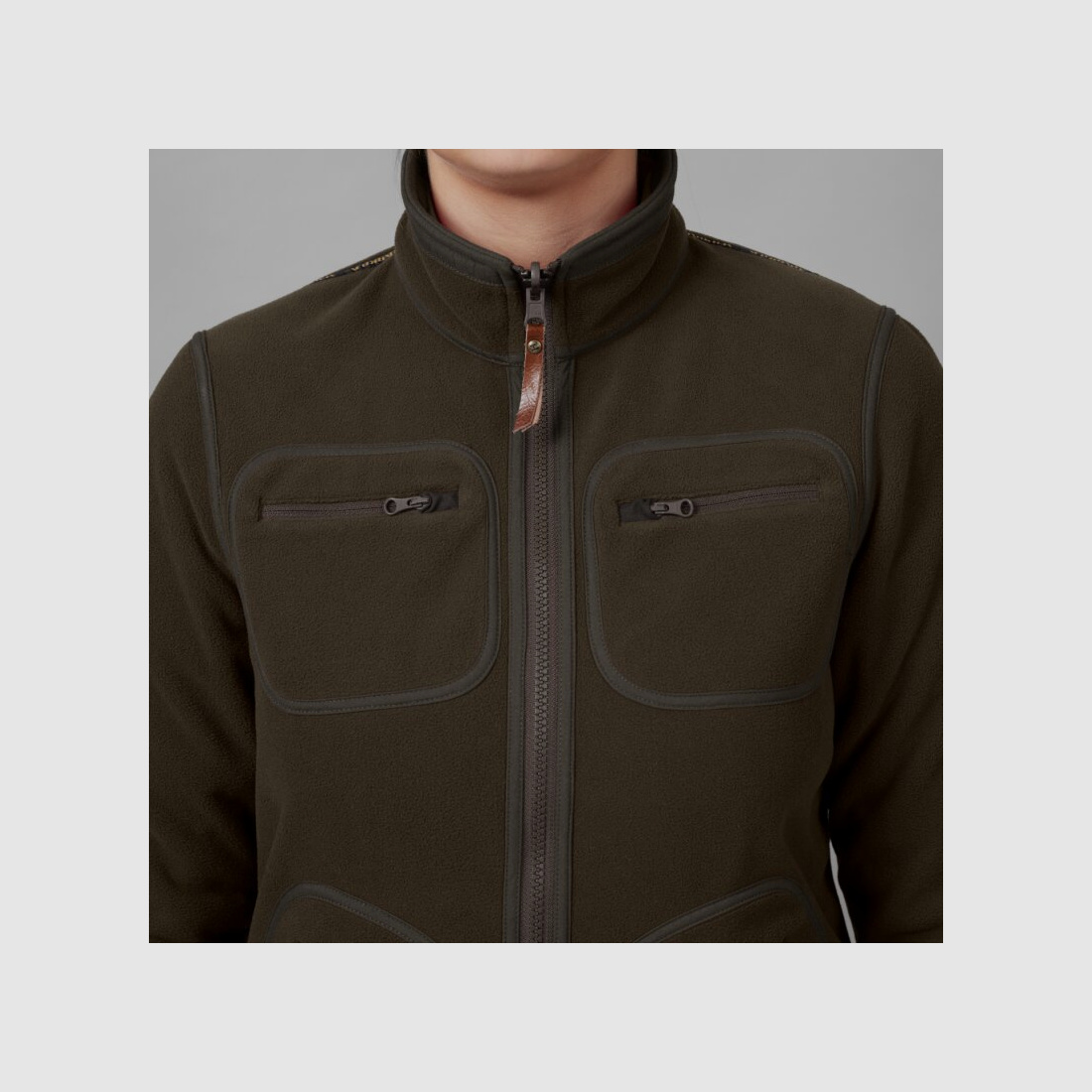 Härkila Kamko Fleecejacke Damen Braun / Rot