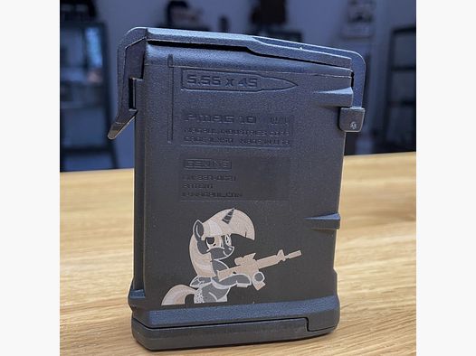 Original Magpul PMAG Gen. M3 10 Schuss Magazin passend für AR15 / AR-15 ** PONY EDITION **