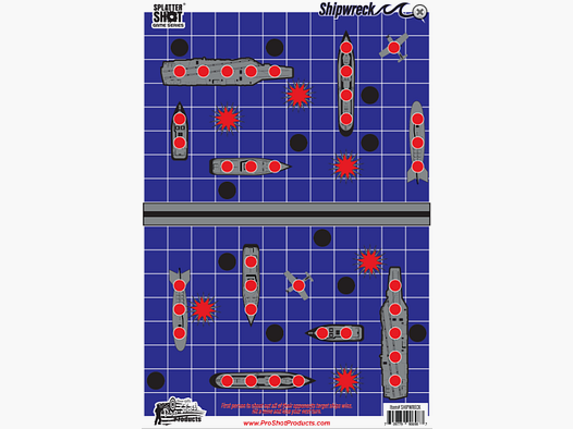 Pro Shot – Bersaglio reattivo 12"x18" GS-SHIP-8PK