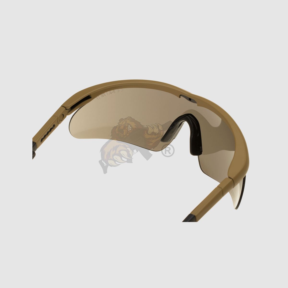 Schutzbrille Raptor - Smoke/Clear/Lightrust | SwissEye