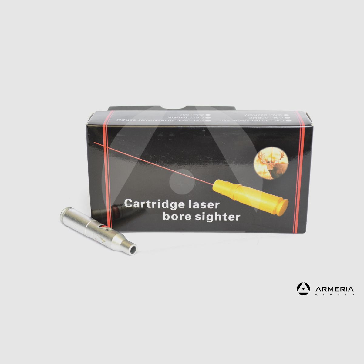Cartuccia laser Kentron per taratura carabina calibro 7mm Rem Mag – 300 Win – 338 Win