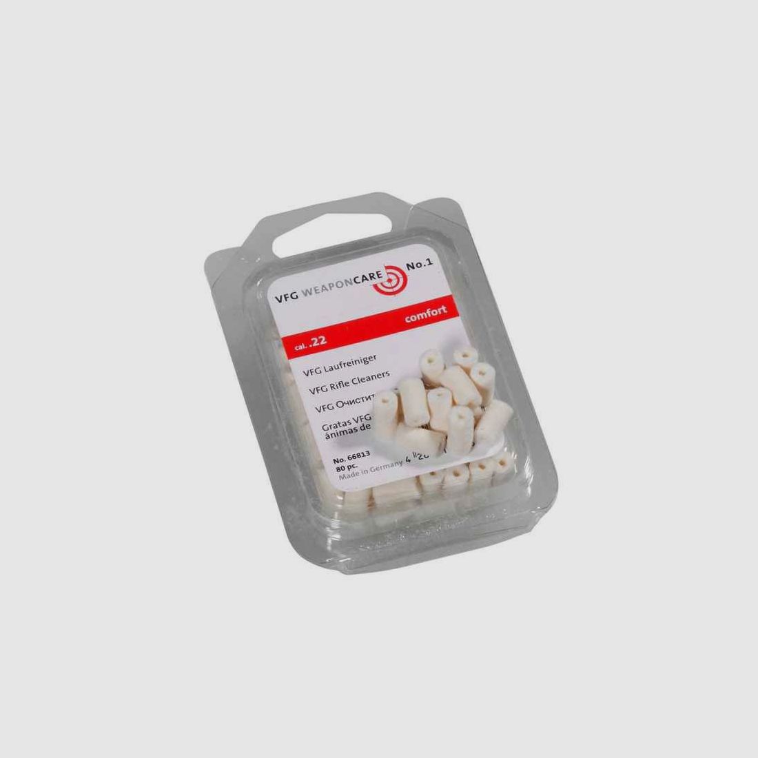 VFG Laufreiniger "Comfort" Kaliber / Packungsinhalt: .22 / 80 Stück