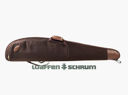 Mjoelner Hunting Futerał na Broń GEIR Loden 130cm - Brązowy z Zewnętrzną Kieszenią i Fleece Padding