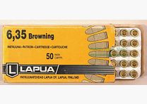 Lapua / Finlandia cartuchos de pistola 6,35 mm