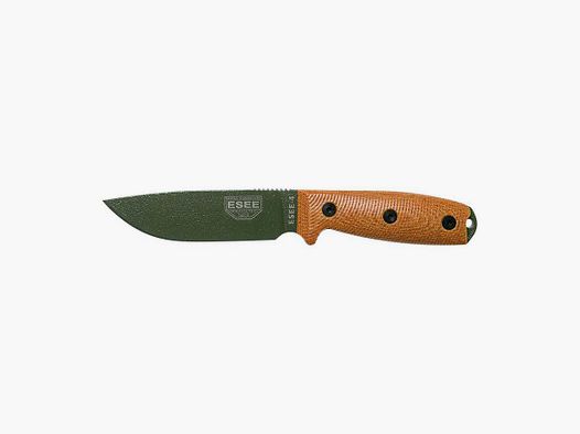 Couteaux fixes ESEE-4 - Lame Verte - Marron ESEE