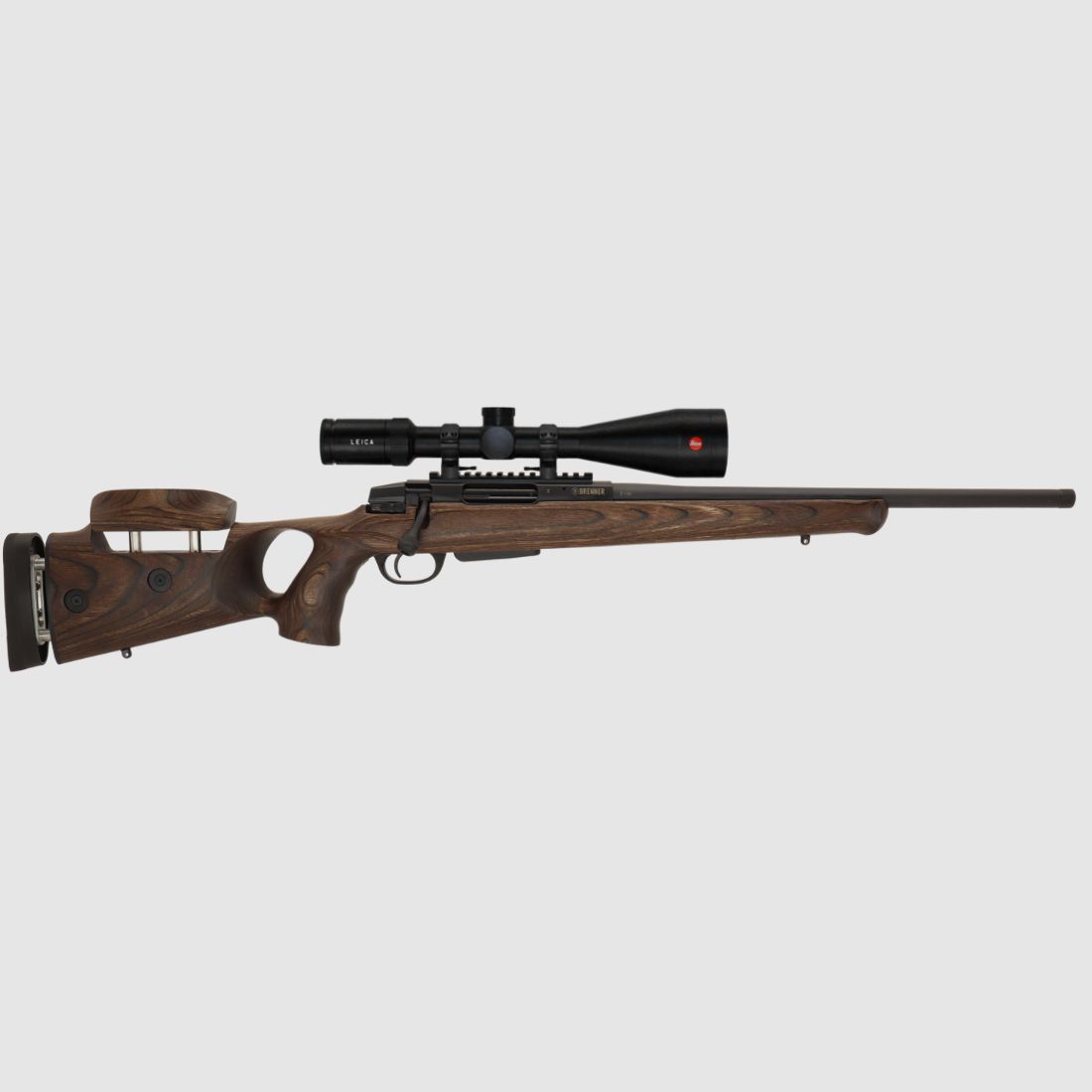 Complete package: Burner BR20 B&H Prohunter Flex stock with double adjustment including Leica 2.5-15x56 (Item No.: BR20PHFP3) Financing possible
