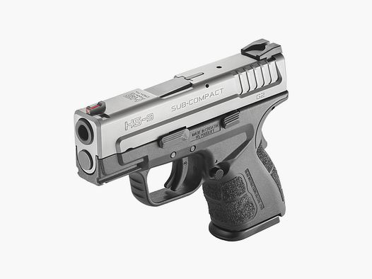 Pistolet HS-9 G2 3.0, 9 mm Luger, noir/acier, SubCompact