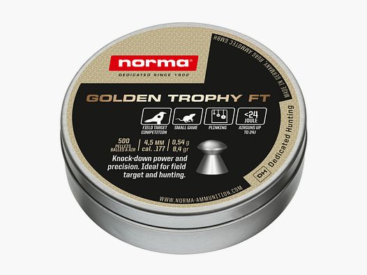 NORMA GOLDEN-T FT 5.5MM 1.03G OBCIĄG - PUDEŁKO 250 PELLETÓW