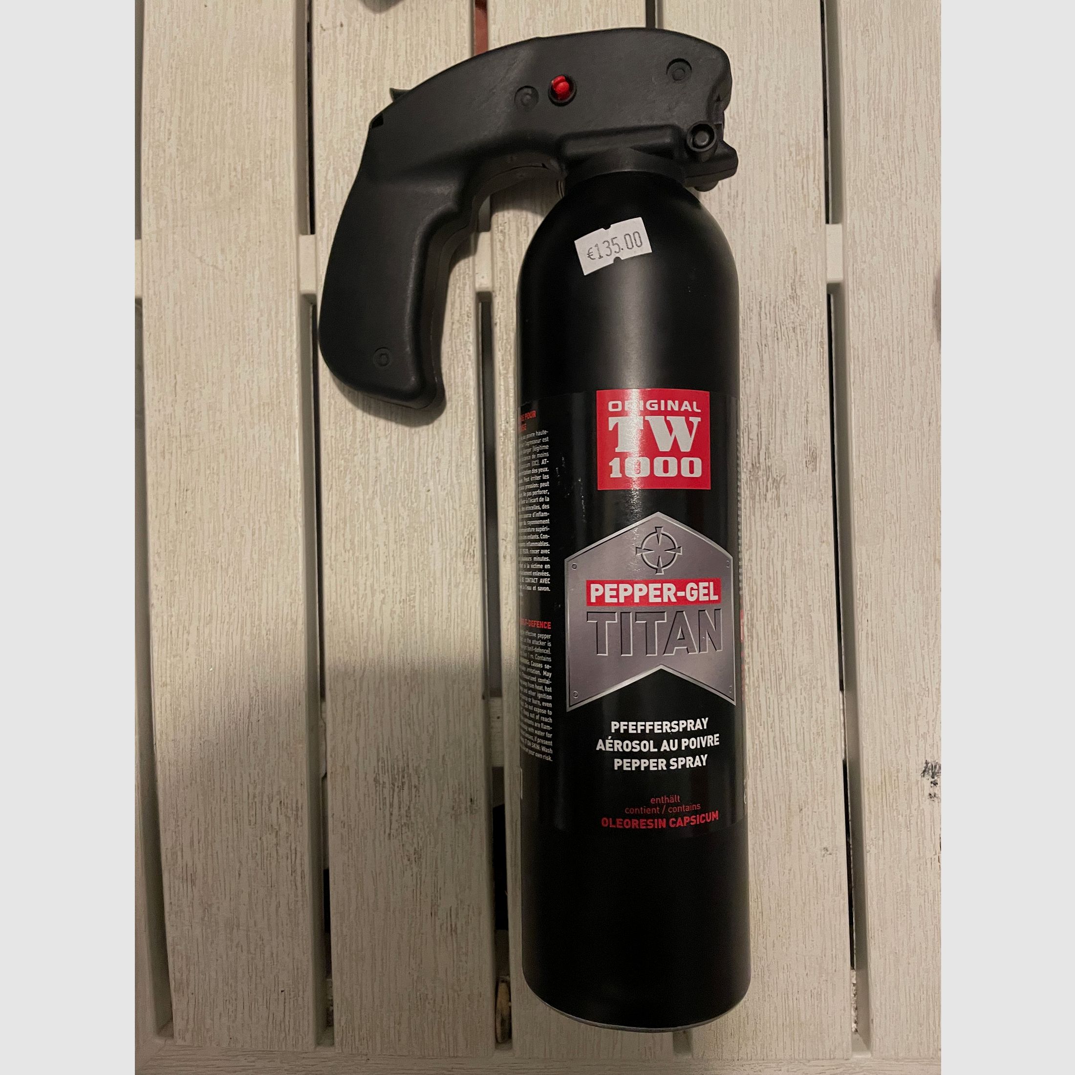 TW 1000 Pepper GEL TITAN Pfefferspray Tierabwehrspray