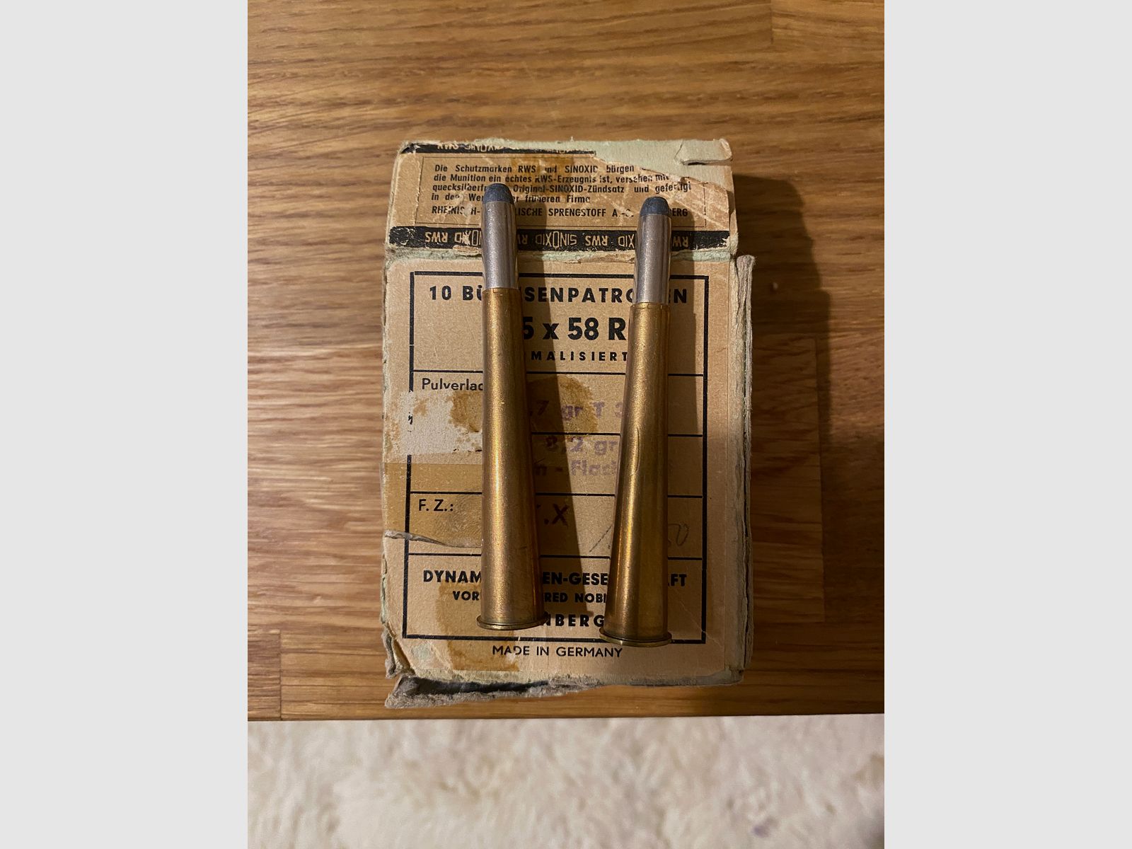 6,5x58R RWS Munition