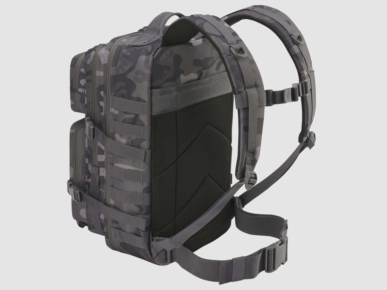 Brandit US Cooper Large  Farbe: Grey Camo – Mehrzweckrucksack (40-Liter-Klasse)