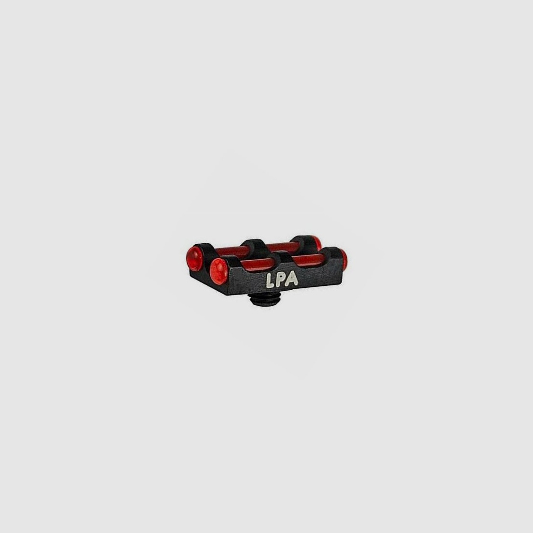 Visor de fibra roja escopeta con riel