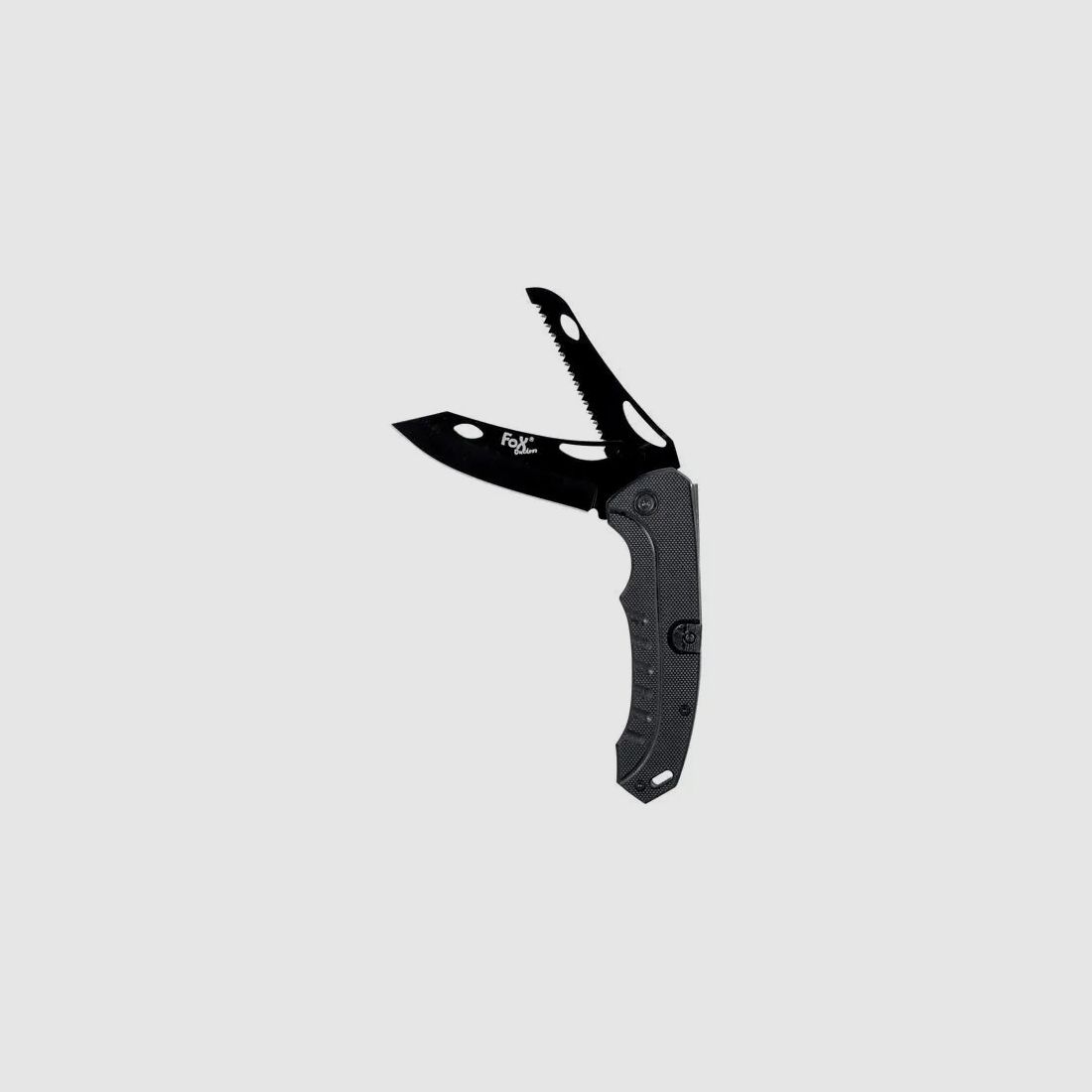 Fox Outdoor Fox Outdoor Klappmesser 2 in 1 schwarz