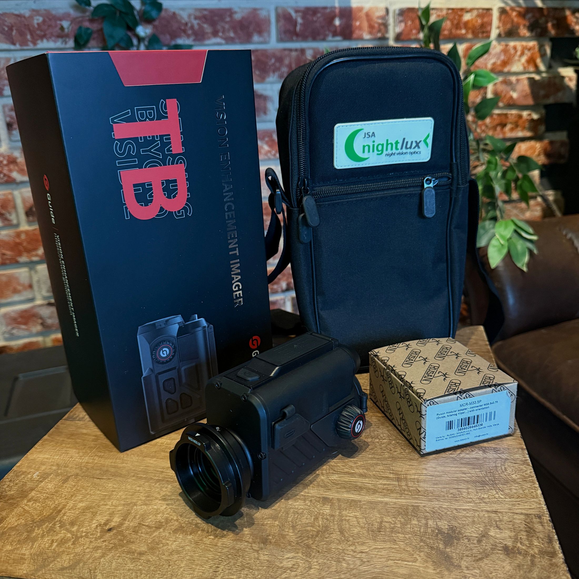 Guía TB630 incl. adaptador Rusan MAR dispositivo de visión térmica - incl. bolsa - dispositivo de devolución