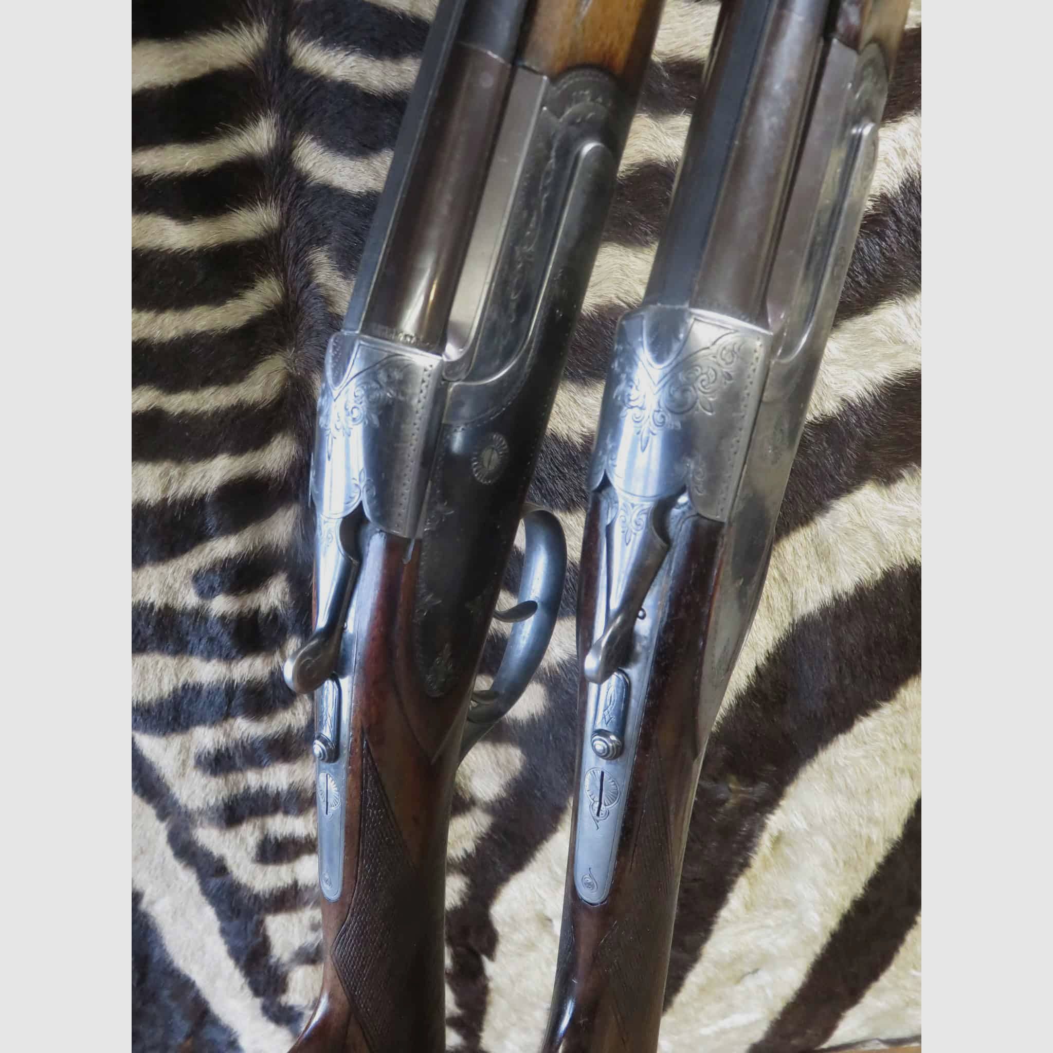 Paar DAMON PETRIK Bockdoppelflinte Kal. 16/70 Lauf 68 cm 1/4 1/4, Bild 8 von 12