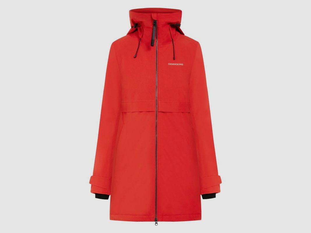 Didriksons Damen Parka Helle Pomme Red 36