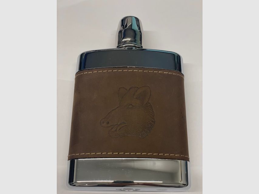 Flask Boar in Brown