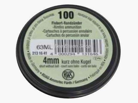 Randzünder 4MM KURZ O. KGL DO 100