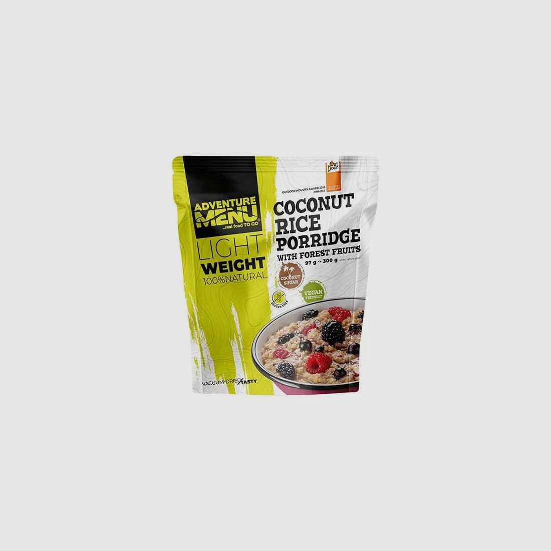 Adventure Menu Lightweight Reis-Kokosnuss-Brei mit Waldfrüchten