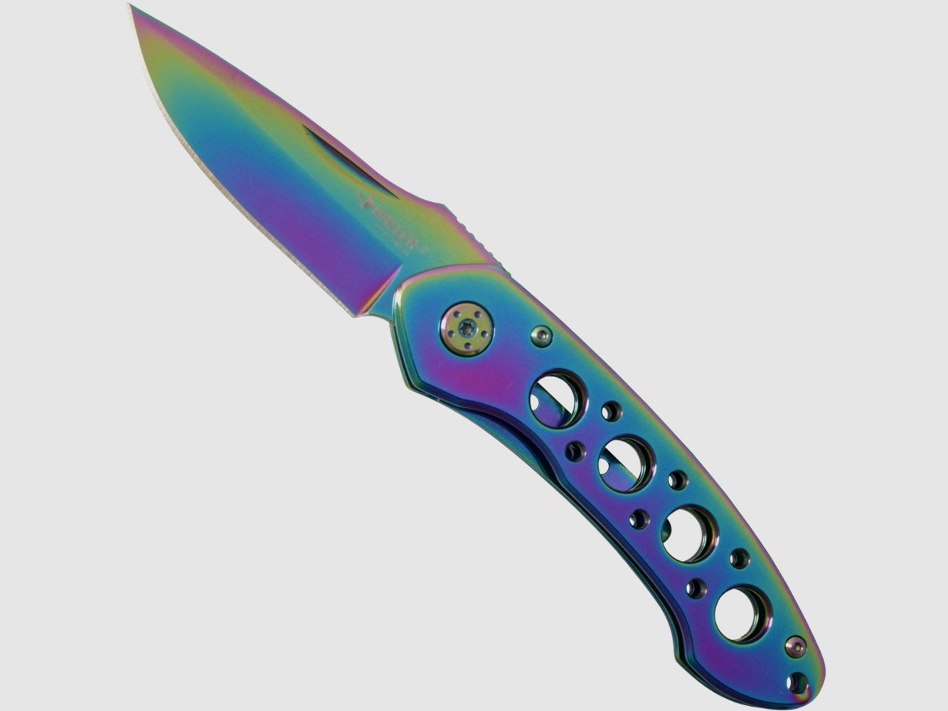Taschenmesser Rainbow coating legales Zweihandmesser