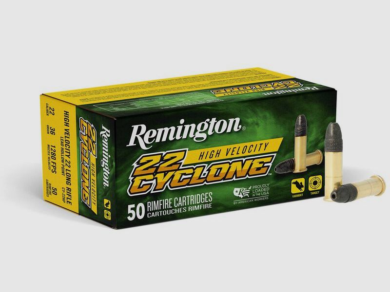 Remington Cyclone .22 LR 36GR LHP 50 Patronen