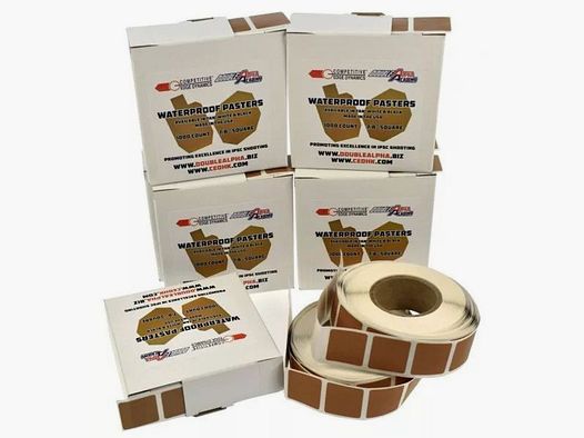 CED/DAA Waterproof Target Pasters Tan (Brown)