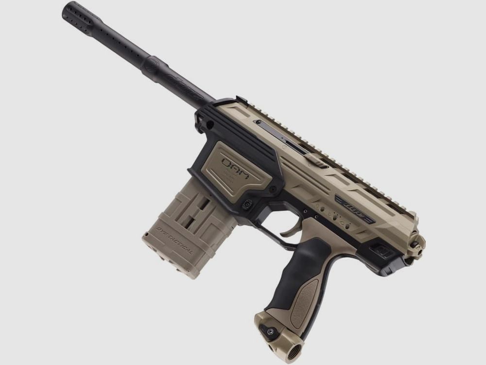 Marcador de Paintball Táctico Dye DAM CQB (Tierra Oscura)